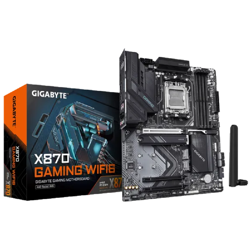 GIGABYTE X870 GAMING WIFI6 8200MHz(OC) DDR5 Soket AM5 M.2 HDMI ATX Anakart