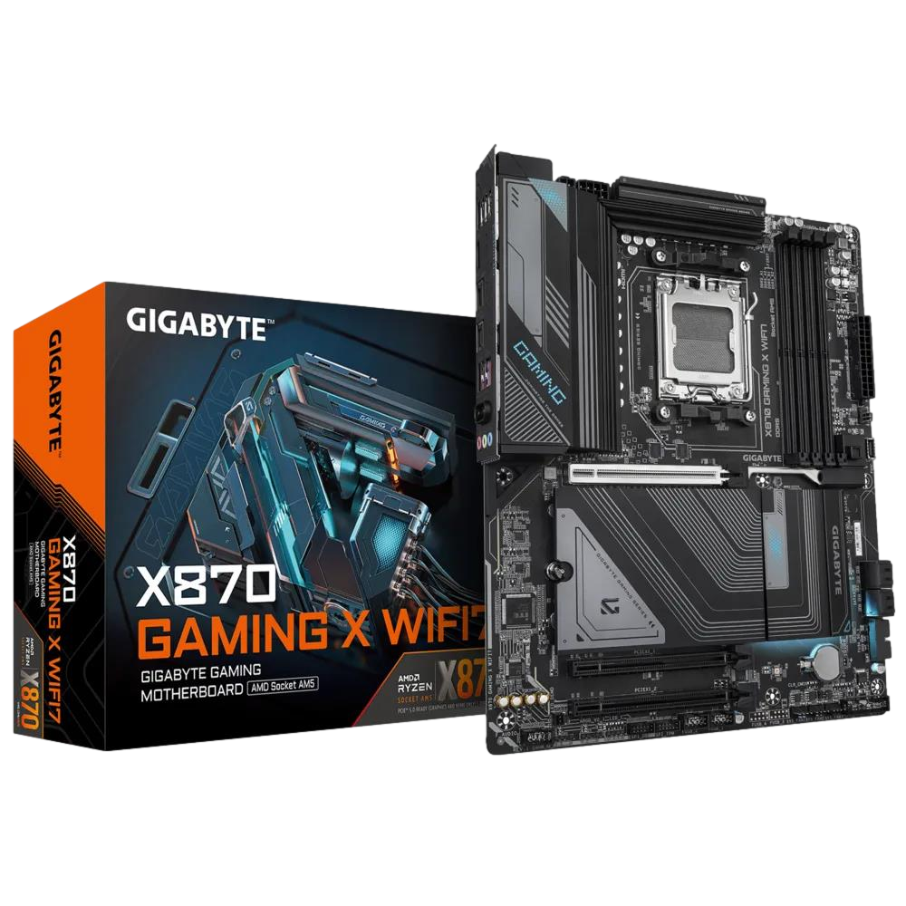 GIGABYTE X870 GAMING X WIFI7 8000MHz(OC) DDR5 Soket AM5 M.2 HDMI ATX Anakart