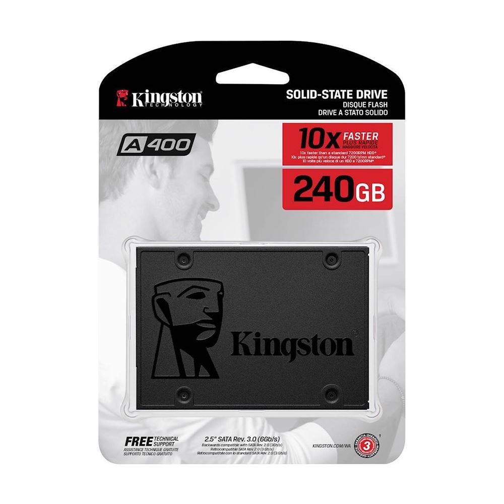 KINGSTON 240GB A400 SATA 3.0 2.5  SSD (Okuma 500MB / Yazma 350MB)