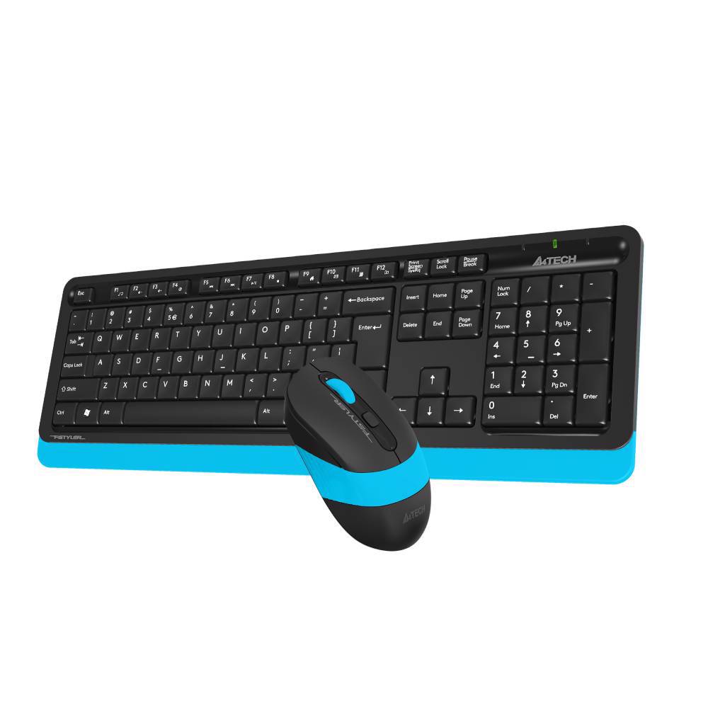 A4 Tech Fsytler FG1010 Mavi Türkçe Q Kablosuz Klavye Mouse Set
