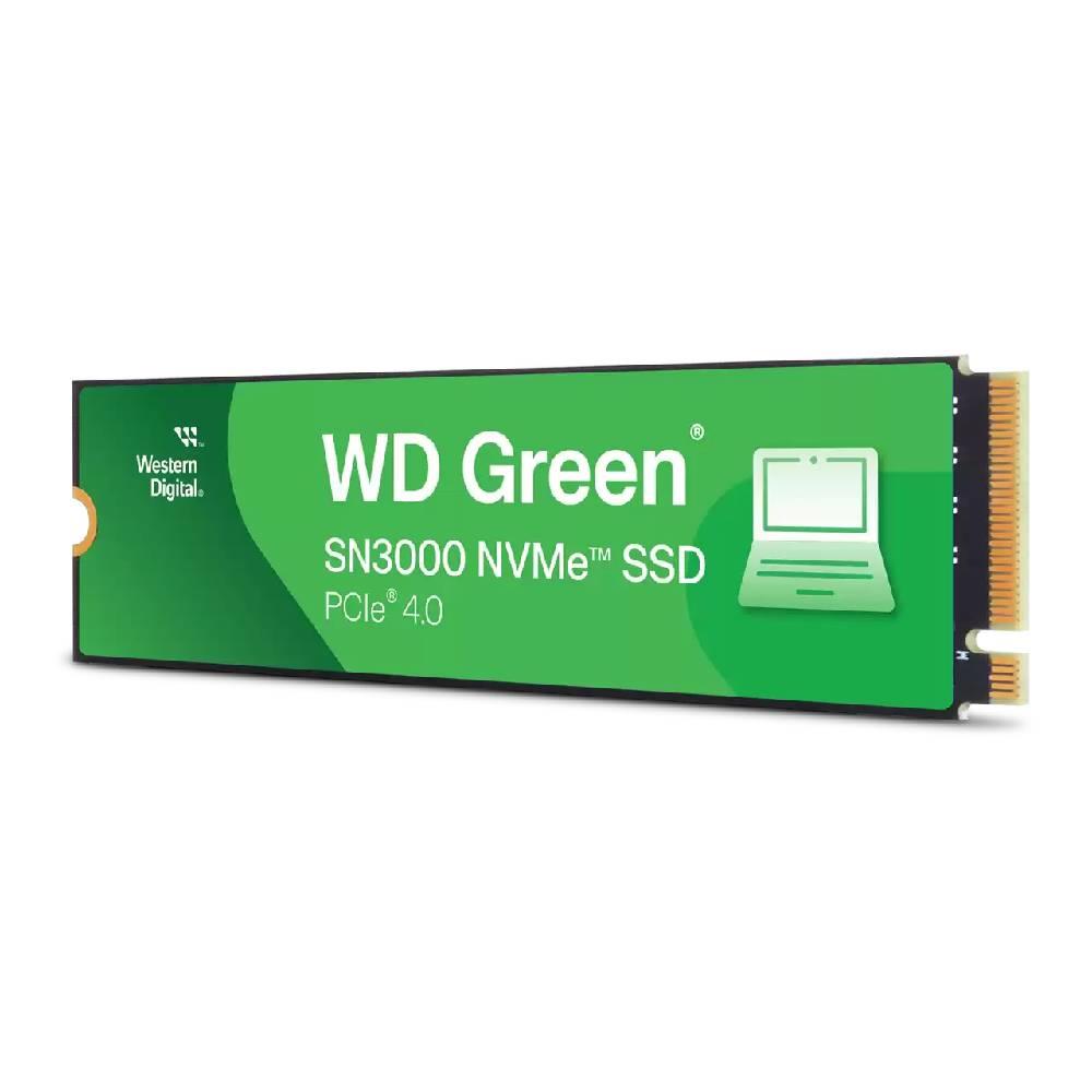 WD 500GB GREEN SN3000 NVMe Gen4 M.2 SSD 5000MB Okuma / 4100MB Yazma
