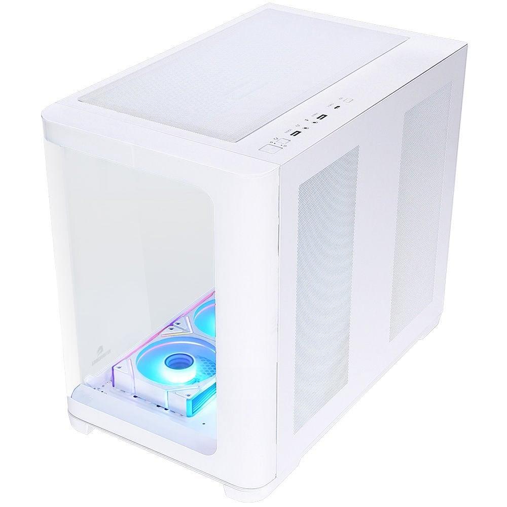GameBooster GB-G2851BW Sea View USB 3.0 ARGB ATX Mid Tower Beyaz Kasa