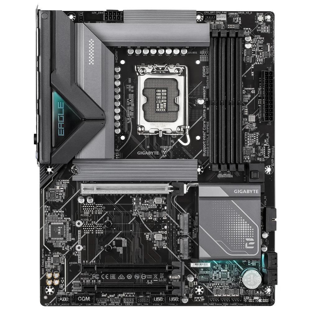 GIGABYTE B860 EAGLE WIFI6E 9066MHz OC DDR5 Soket 1851 M.2 HDMI DP ATX Anakart