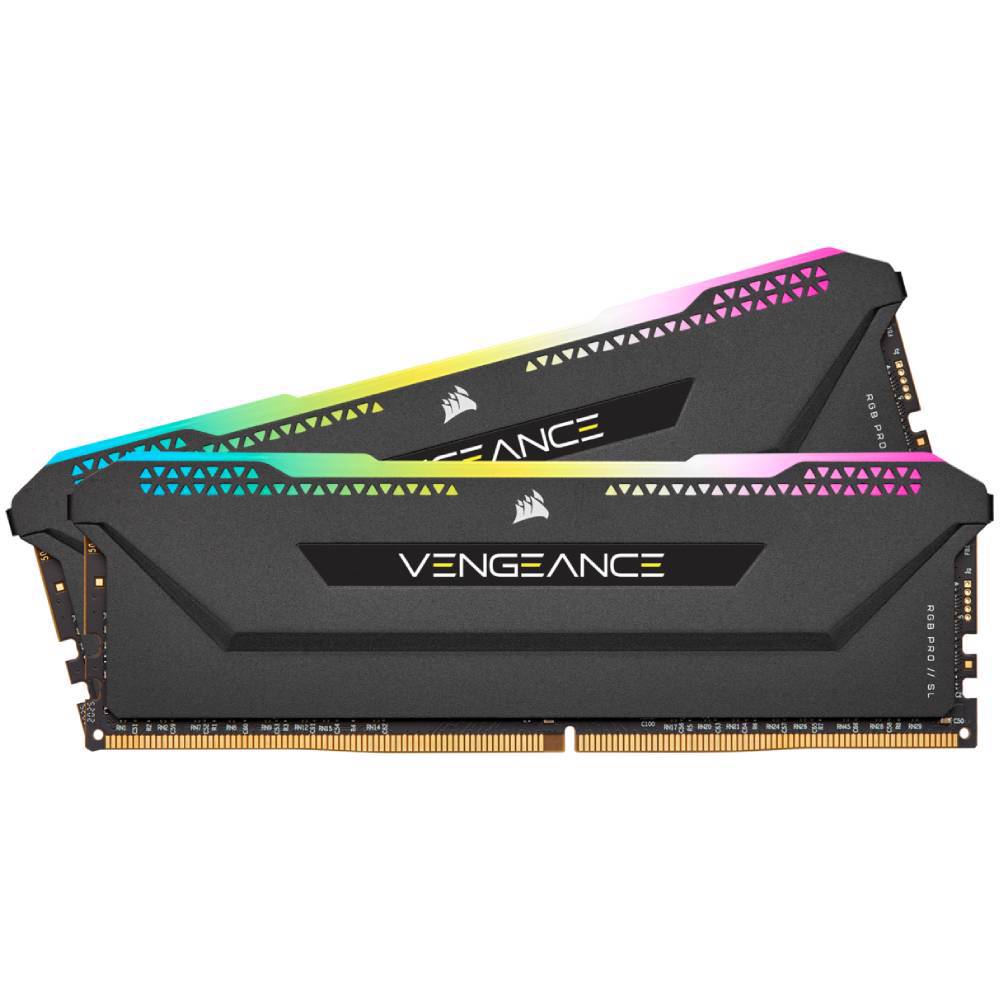 CORSAIR 16GB(2x8GB) Vengeance PRO SL Siyah 3200MHz CL16 DDR4 Dual Kit Ram görsel 1