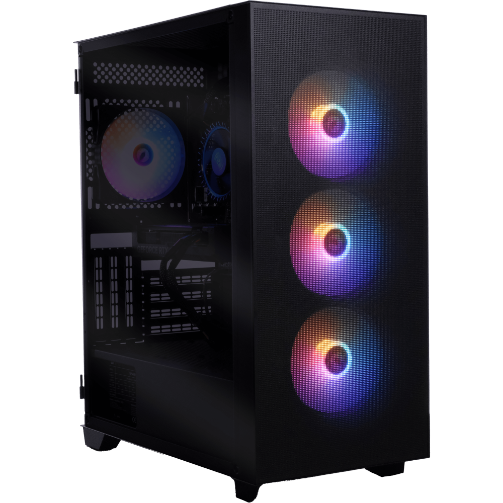BitFenix FLOW 600W 80+ Tempered Glass USB 3.0 Mesh FRGB ATX Siyah Kasa