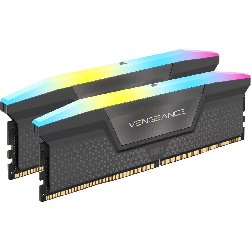 CORSAIR 32GB (2x16GB) Vengeance RGB 6000MHz CL28 DDR5 EXPO/XMP
