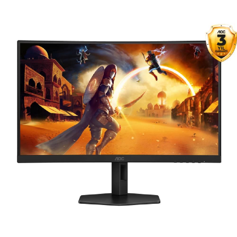AOC C27G4ZXU 27" 280Hz 0.3ms HDMI DP AdaptiveSync FHD Fast VA Curved Gaming Monitör