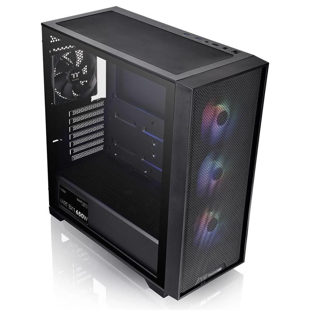Thermaltake H390 TG 650W 80+ Bronze ARGB USB 3.0 Siyah ATX Mid Tower Kasa