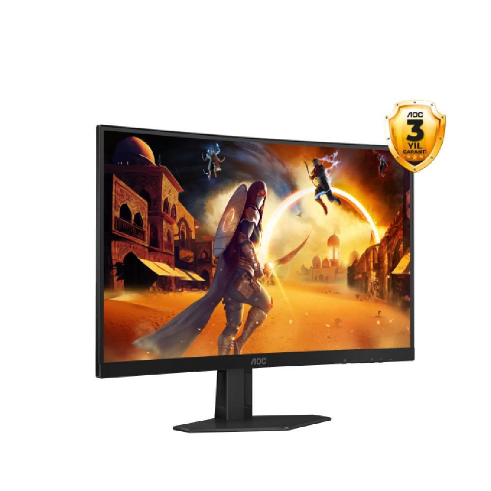 AOC C27G4ZXE 27" 280Hz 0.3ms HDMI DP AdaptiveSync FHD Fast VA Curved Gaming Monitör