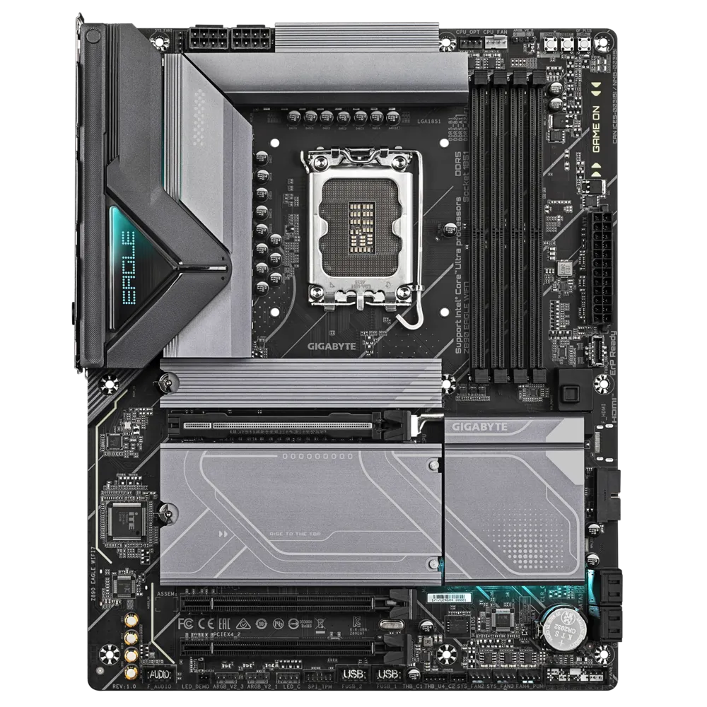 GIGABYTE Z890 EAGLE WIFI7 9200MHz OC DDR5 Soket 1851 M.2 DP Thunderbolt 4 ATX Anakart