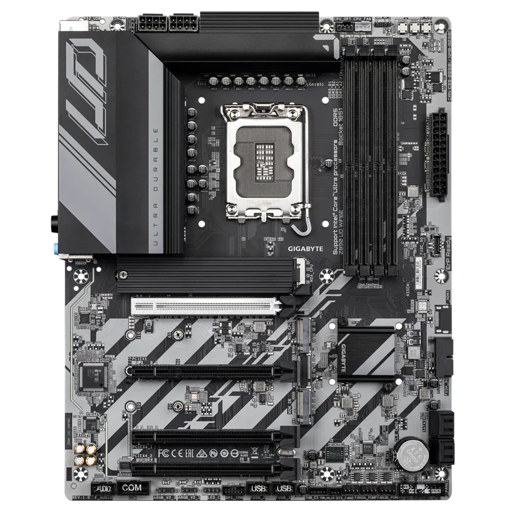 GIGABYTE Z890 UD WIFI6E 9200MHz OC DDR5 Soket 1851 M.2 DP Thunderbolt 4 ATX Anakart