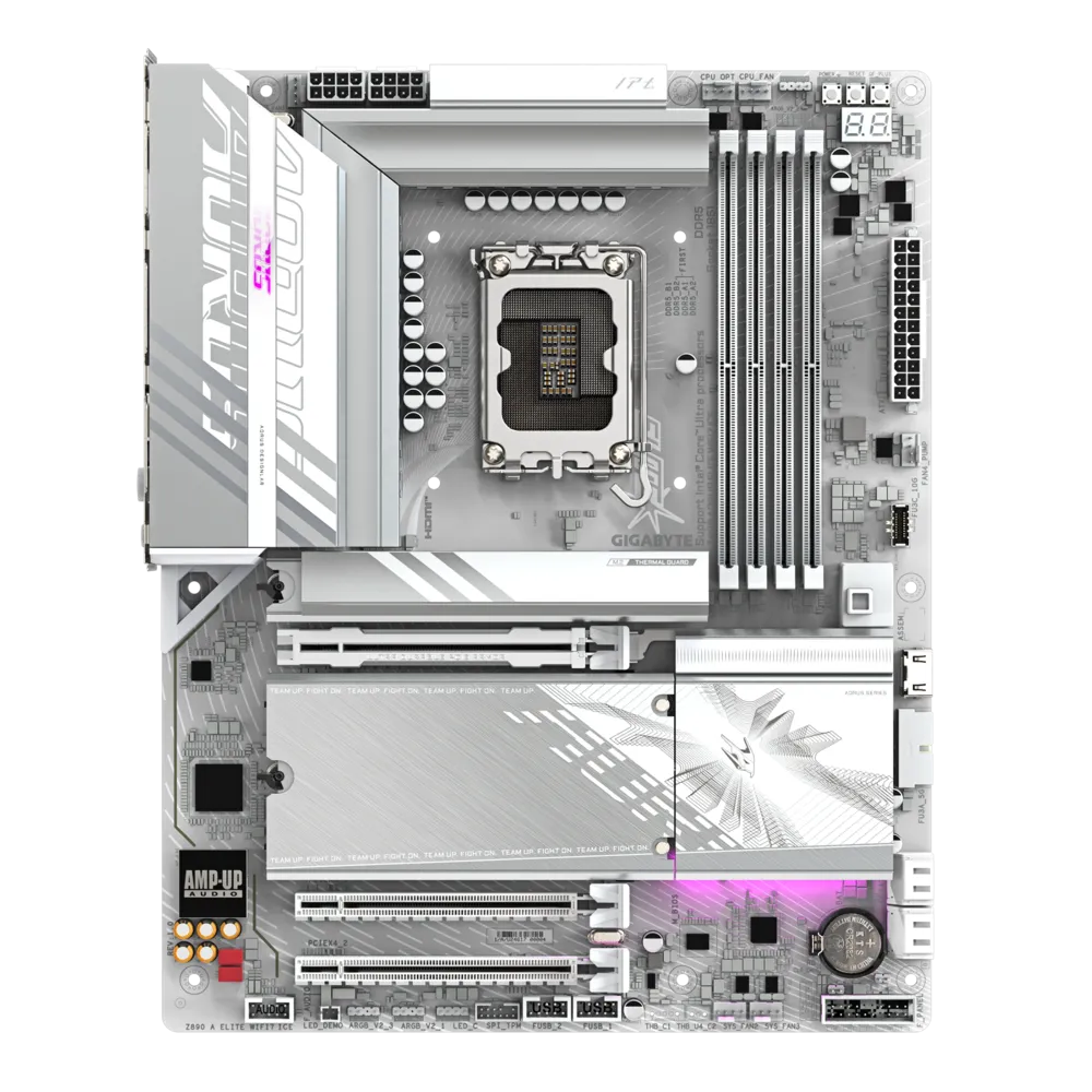GIGABYTE Z890 AORUS ELITE WIFI7 ICE 9200MHz OC DDR5 Soket 1851 M.2 HDMI DP Thunderbolt 4 ATX Anakart