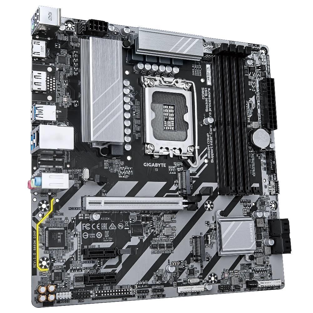 GIGABYTE B860M D3HP 9066MHz OC DDR5 Soket 1851 M.2 HDMI DP mATX Anakart