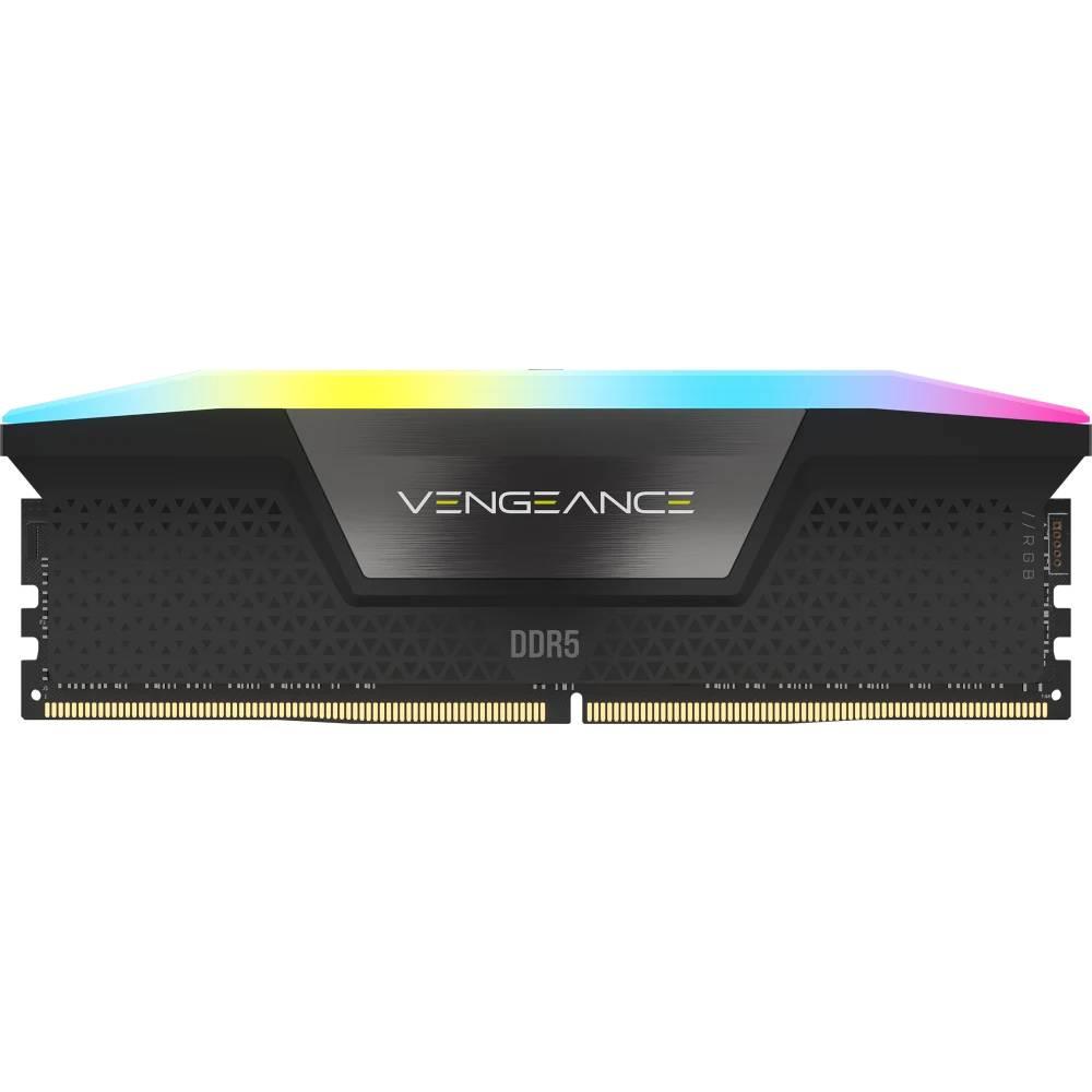 CORSAIR 96GB (2x48GB) Vengeance RGB 6400MHz CL32 DDR5 XMP Siyah Dual Kit Ram