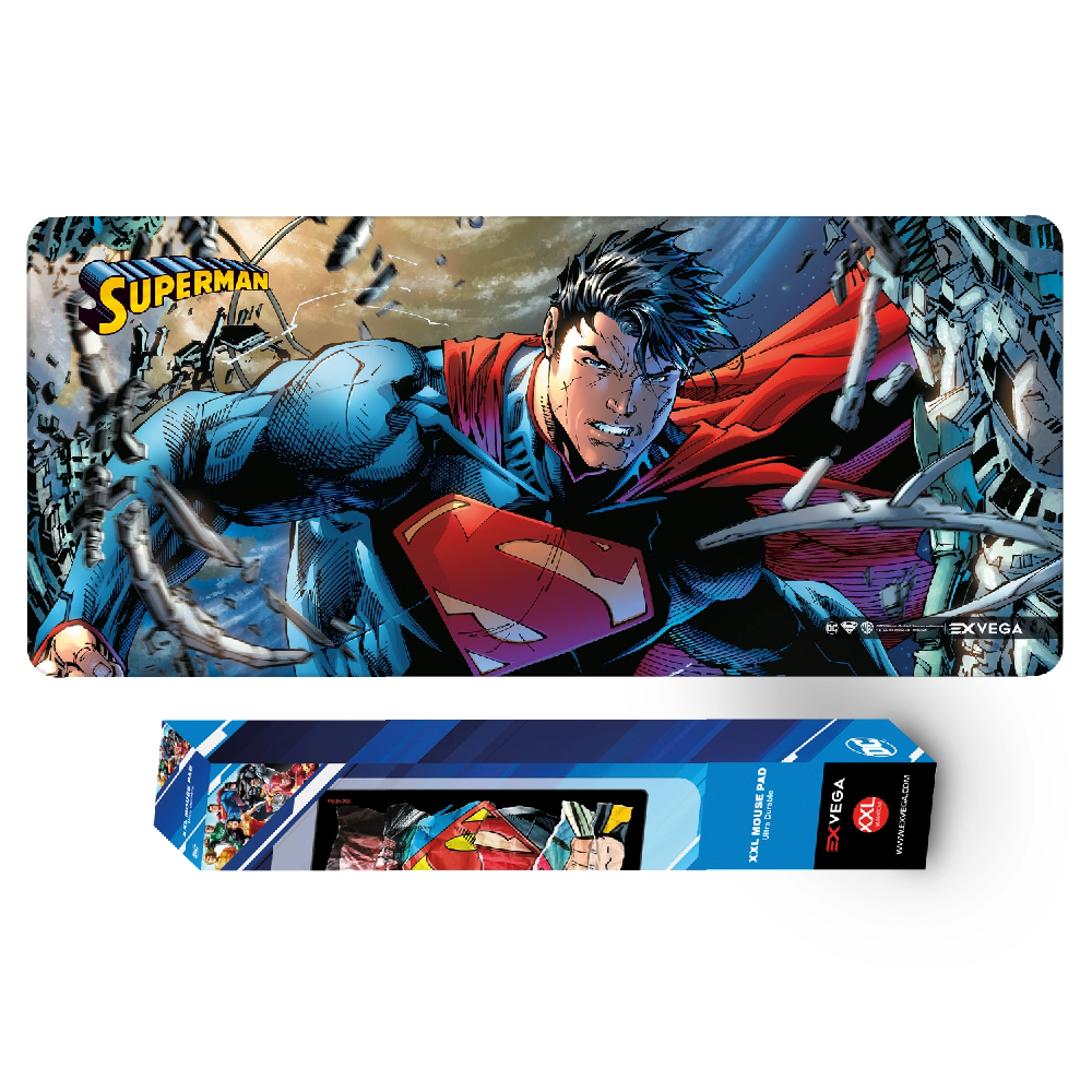 EXVEGA Superman XXL Mousepad (90×40)