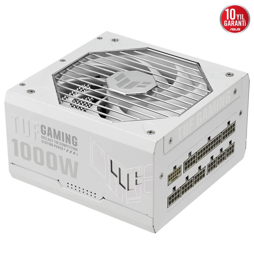 ASUS TUF GAMING 1000G 1000W 80+ Gold ATX 3.1 135mm Fanlı Beyaz PSU