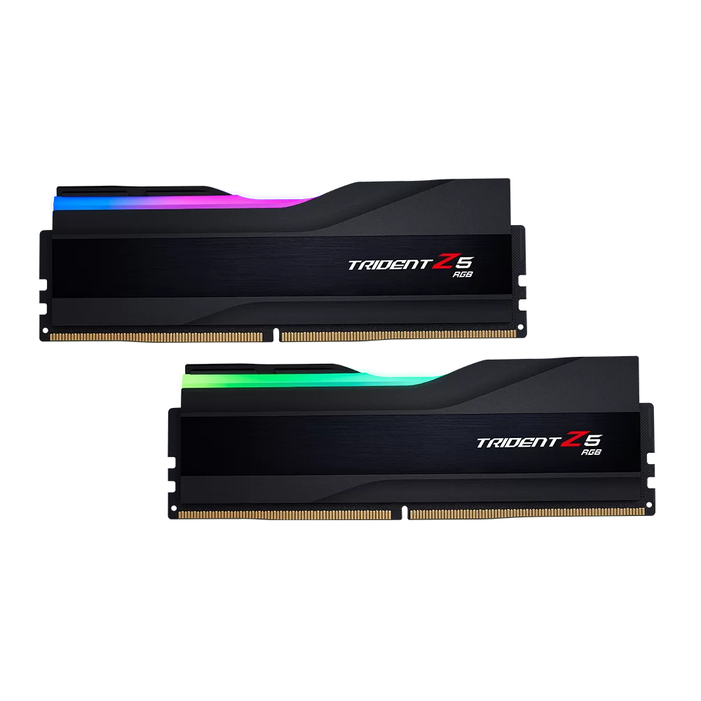 GSKILL 32GB (2x16GB) Trident Z5 RGB DDR5 6400Mhz CL30 XMP Dual Kit Ram görsel 1