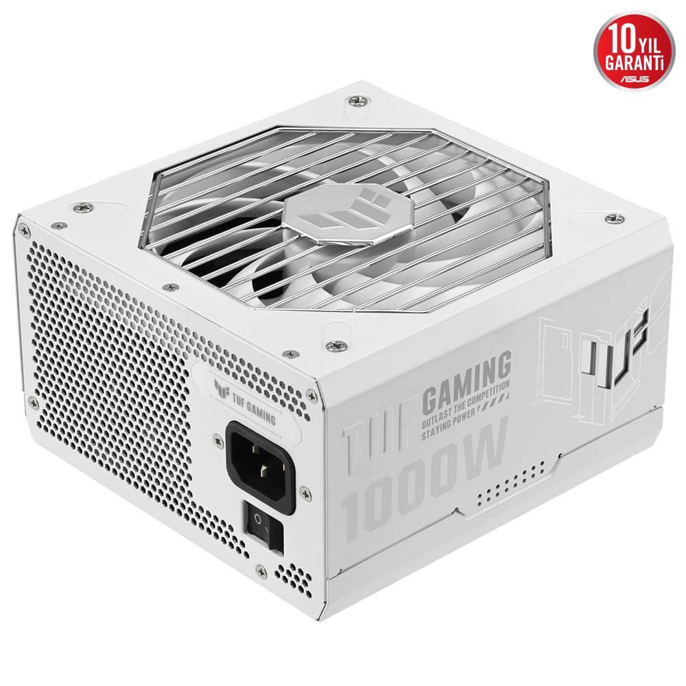 ASUS TUF GAMING 1000G 1000W 80+ Gold ATX 3.1 135mm Fanlı Beyaz PSU