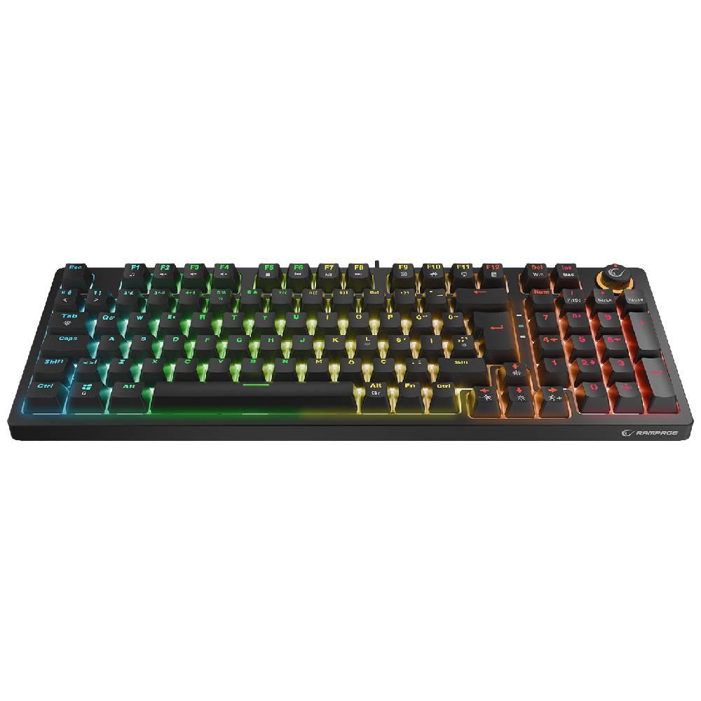 Rampage ENIGMA RGB Red Switch Kablolu Siyah Gaming Klavye