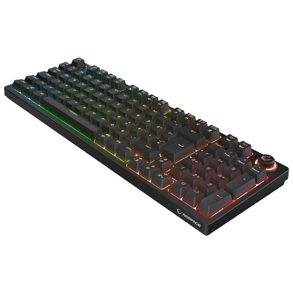 Rampage ENIGMA RGB Red Switch Kablolu Siyah Gaming Klavye