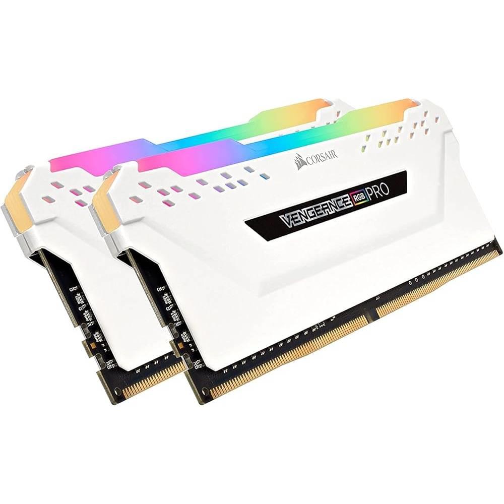CORSAIR 16GB (2x8GB) Vengeance RGB PRO 3200MHz CL16 DDR4 XMP Beyaz Dual Kit Ram