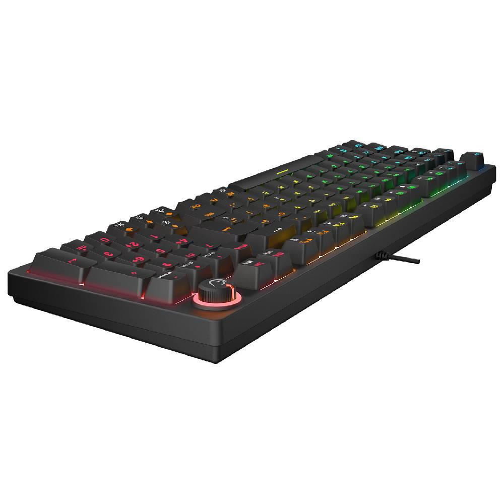 Rampage ENIGMA RGB Red Switch Kablolu Siyah Gaming Klavye