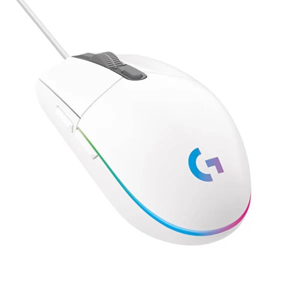Logitech G G203 Beyaz Lightsync RGB Gaming Mouse