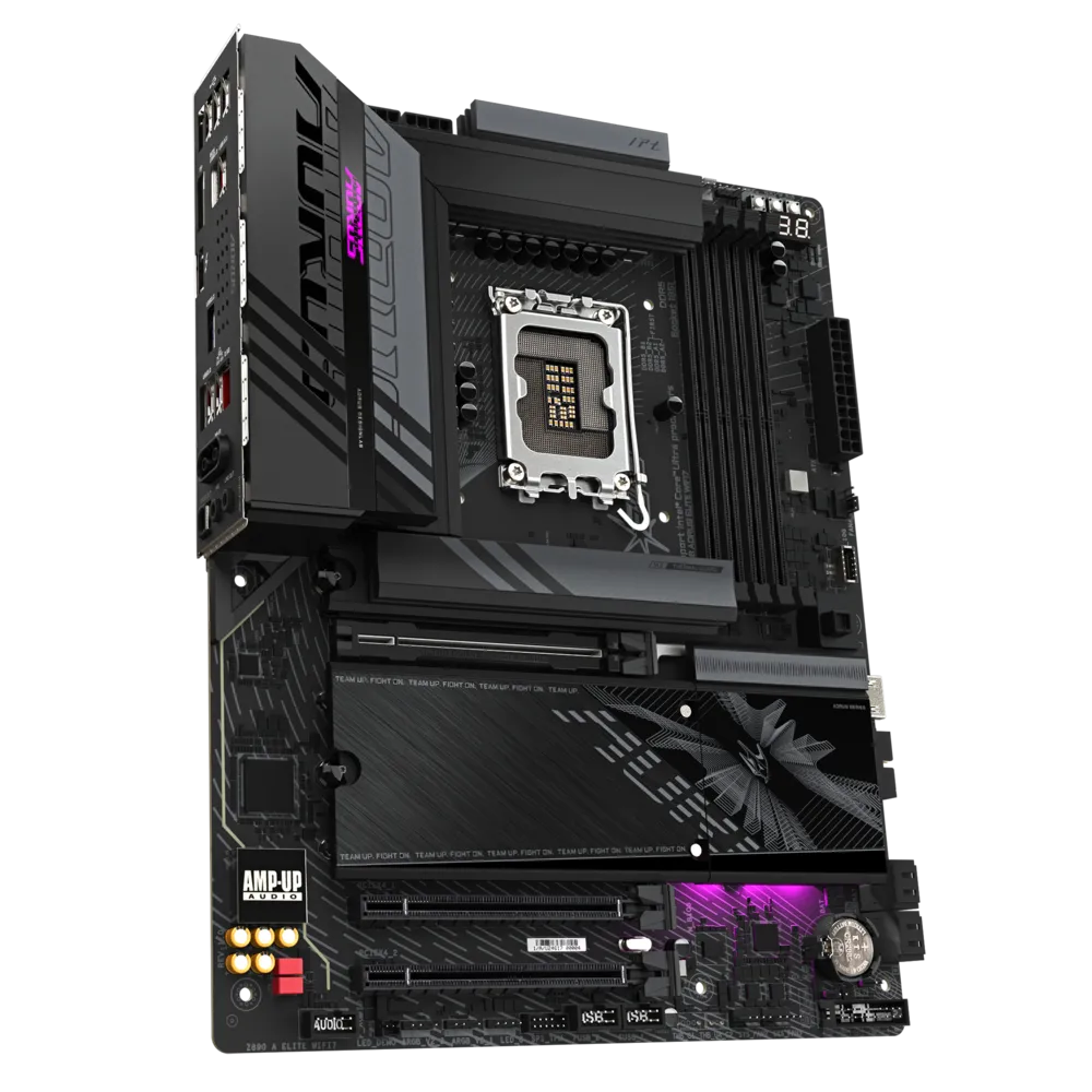 GIGABYTE Z890 AORUS ELITE WIFI7 9200MHz OC DDR5 Soket 1851 M.2 HDMI DP Thunderbolt 4 ATX Anakart