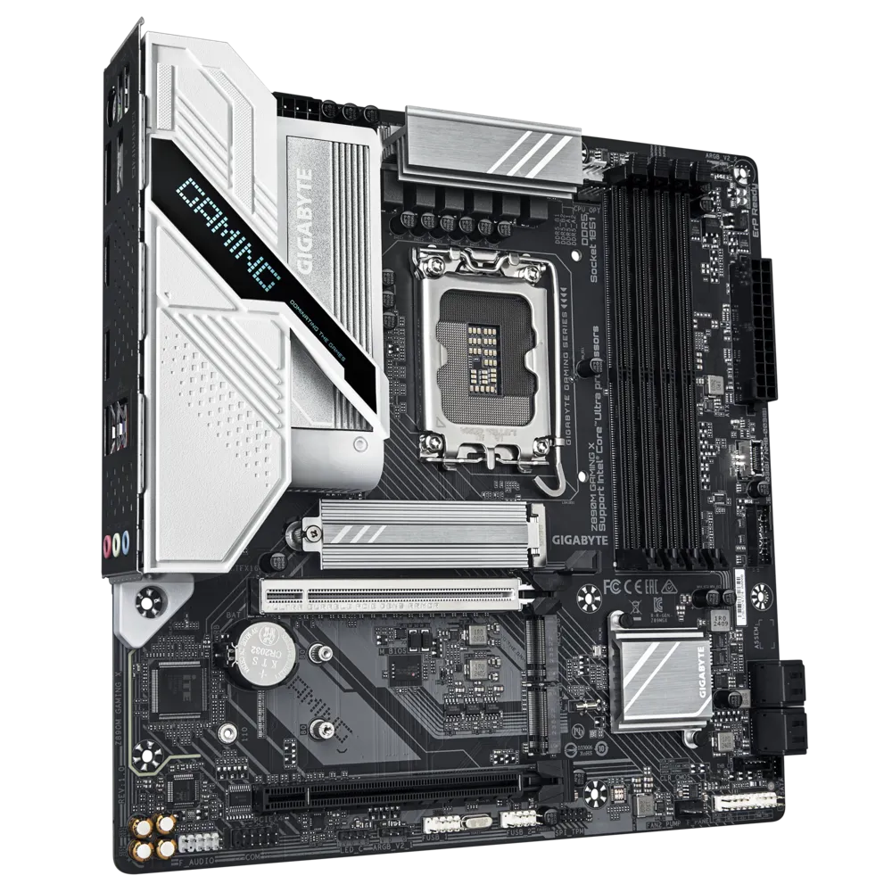 GIGABYTE Z890M GAMING X 9066MHz OC DDR5 Soket 1851 M.2 HDMI DP mATX Anakart