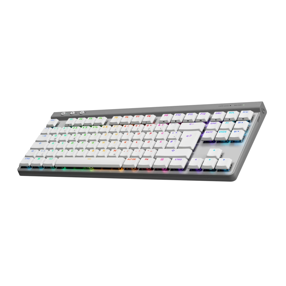 Logitech G515 LIGHTSPEED TKL RGB Kablosuz İngilizce Mekanik Beyaz Gaming Klavye