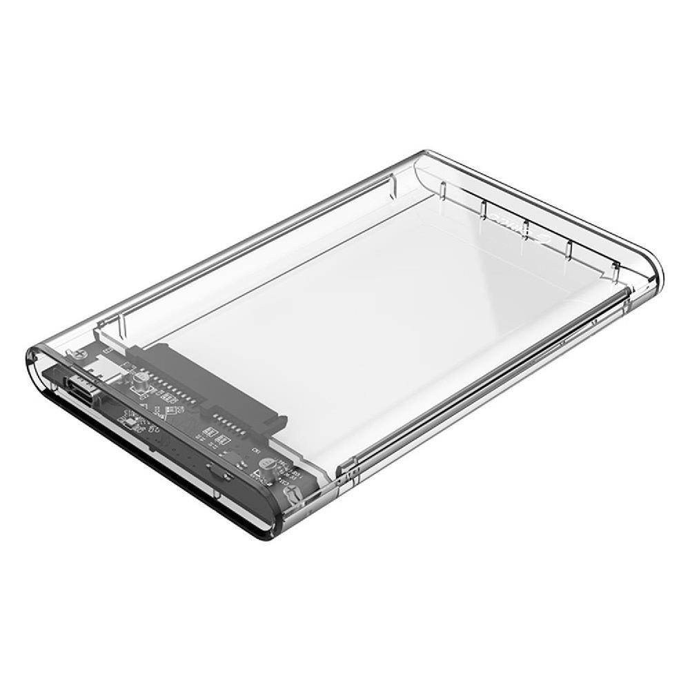 Orico USB 3.1 Gen2 Type-C 2.5" SATA SSD Şeffaf Hard Disk Kutusu