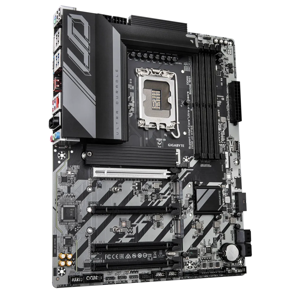 GIGABYTE Z890 UD WIFI6E 9200MHz OC DDR5 Soket 1851 M.2 DP Thunderbolt 4 ATX Anakart