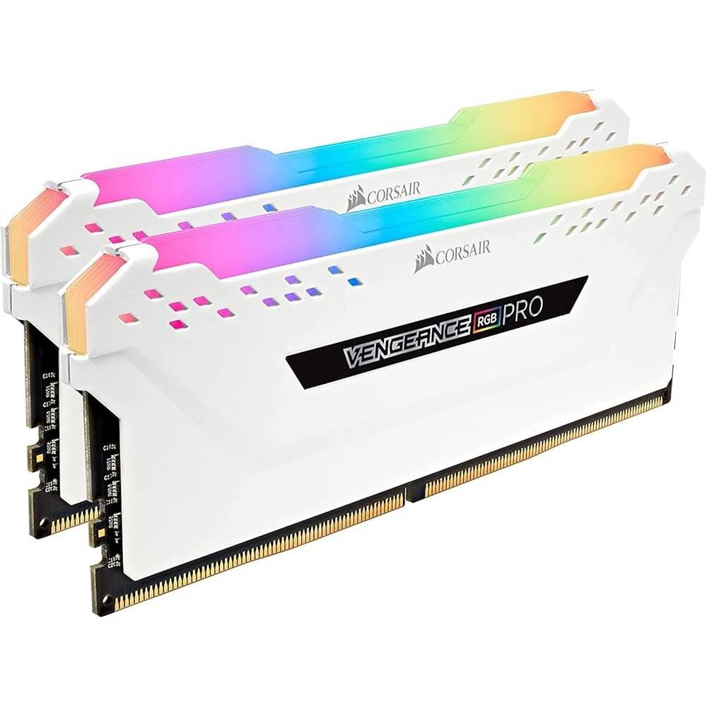 CORSAIR 16GB (2x8GB) Vengeance RGB PRO 3200MHz CL16 DDR4 XMP Beyaz Dual Kit Ram