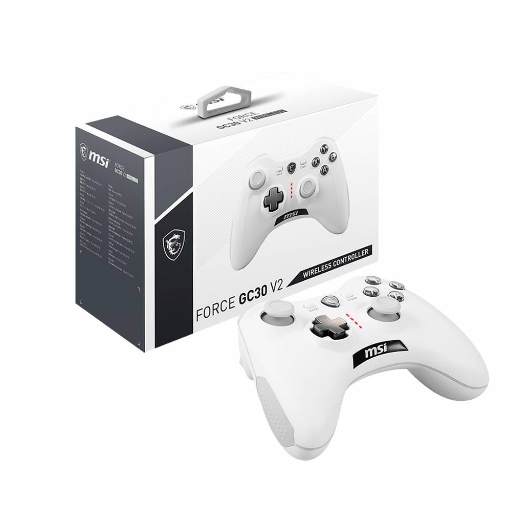 MSI GG Force GC30 V2 Kablosuz Beyaz Gamepad