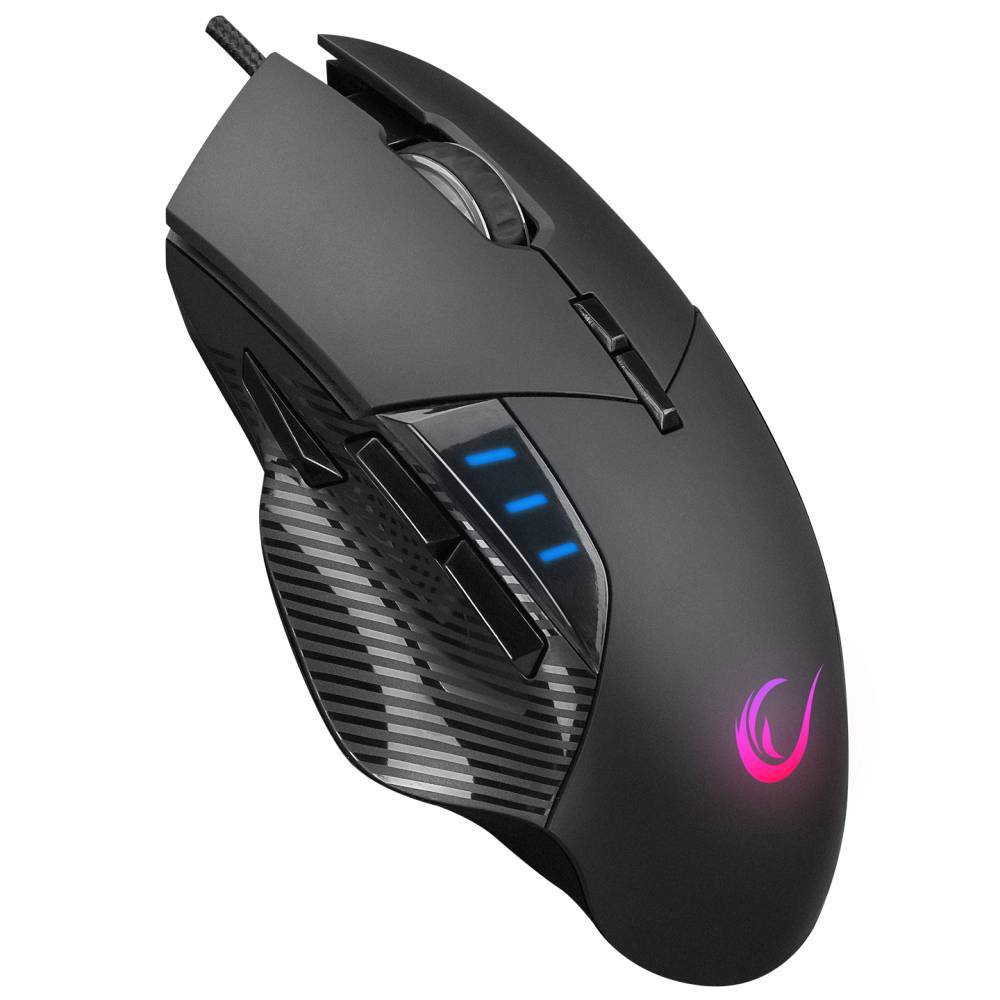 Rampage SMX-R83 X-FORCE 10000 DPI RGB Siyah Gaming Mouse