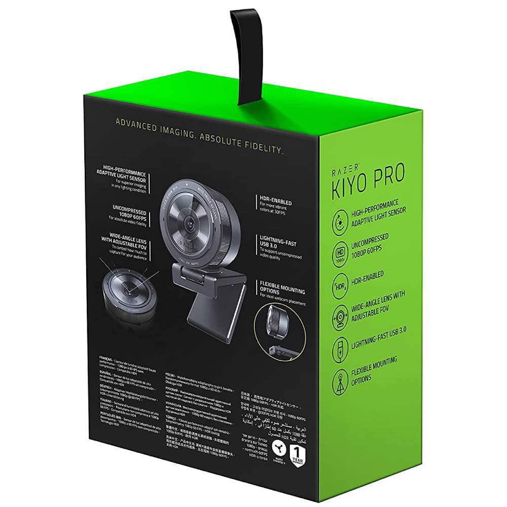 Razer Kiyo Pro USBカメラ RAZER KIYO PRO AYDINLATMALI WEBCAM - Vatan Bilgisayar