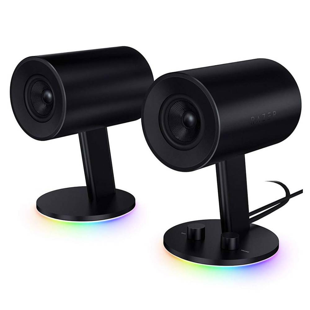 Razer Nommo Chroma 2.0 RGB Masaüstü Siyah Gaming Hoparlör | ITOPYA