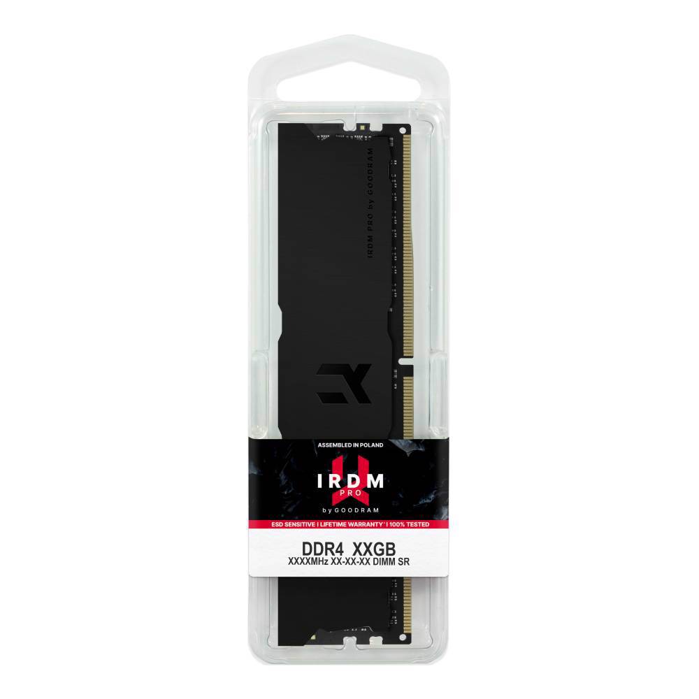 GOODRAM 8GB IRDM PRO 3600MHz CL18 DDR4 Siyah Single Kit Ram