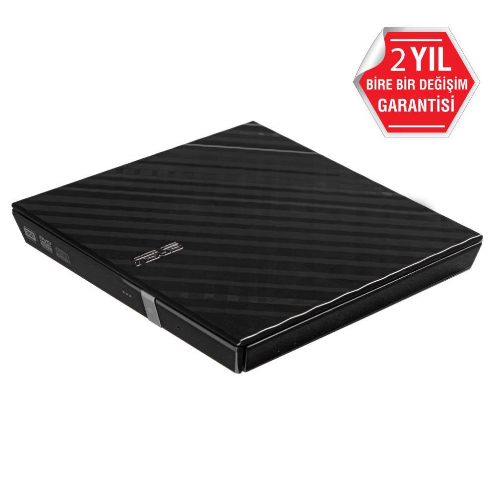 ASUS SDRW-08D2S-U Lite 8X HARİCİ SLİM DVD YAZICI - SİYAH