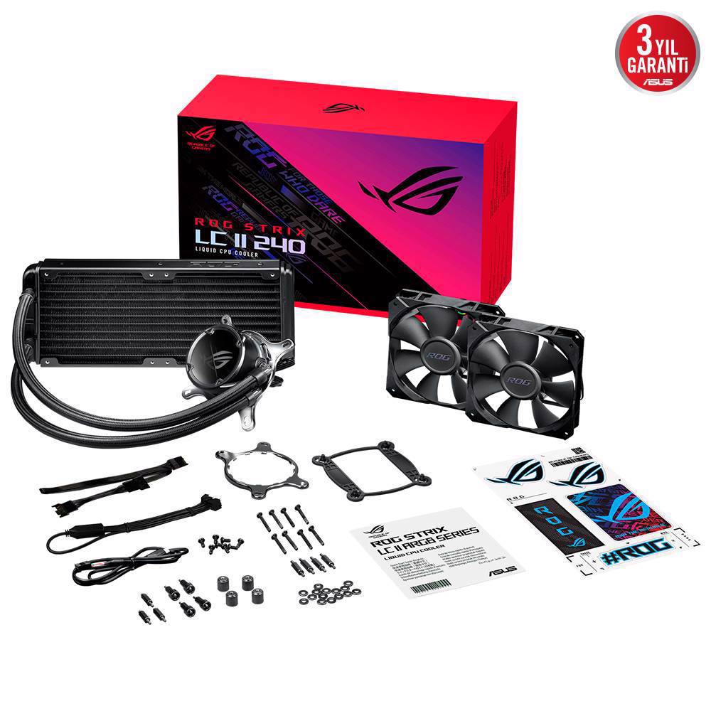 ASUS ROG STRIX LC II 240 V2 240mm İşlemci Sıvı Soğutucu