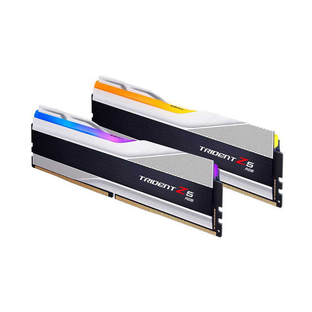 GSKILL 32GB (2x16GB) Trident Z5 7600Mhz CL36 DDR5 Silver Dual Kit Ram