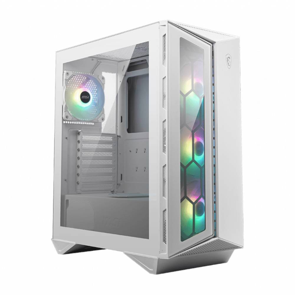 MSI MPG GUNGNIR 110R ARGB Tempered Glass USB 3.2 Beyaz Mid Tower Kasa görsel 1