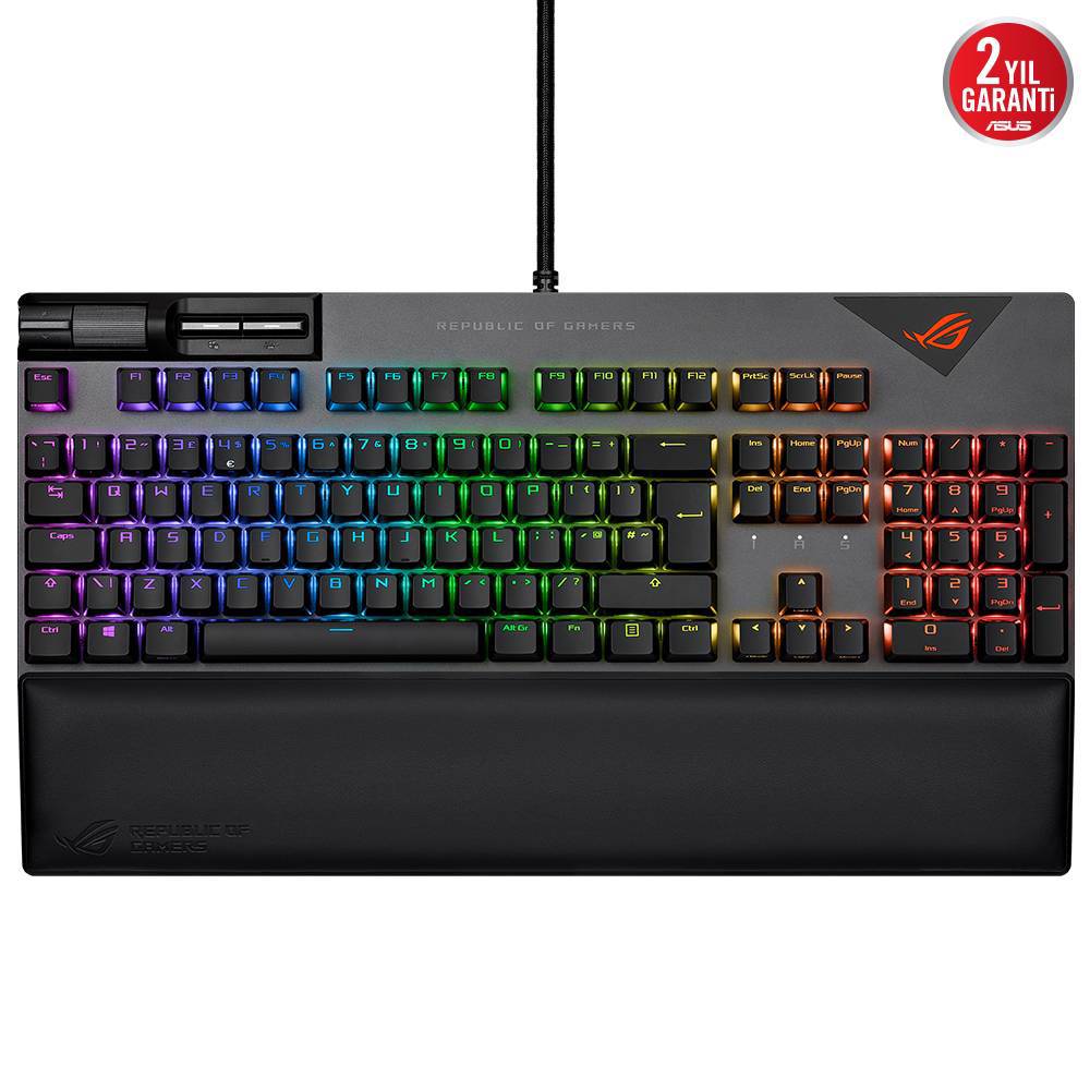 ASUS ROG STRIX FLARE II ROG NX Red Switch Mekanik Gaming Klavye