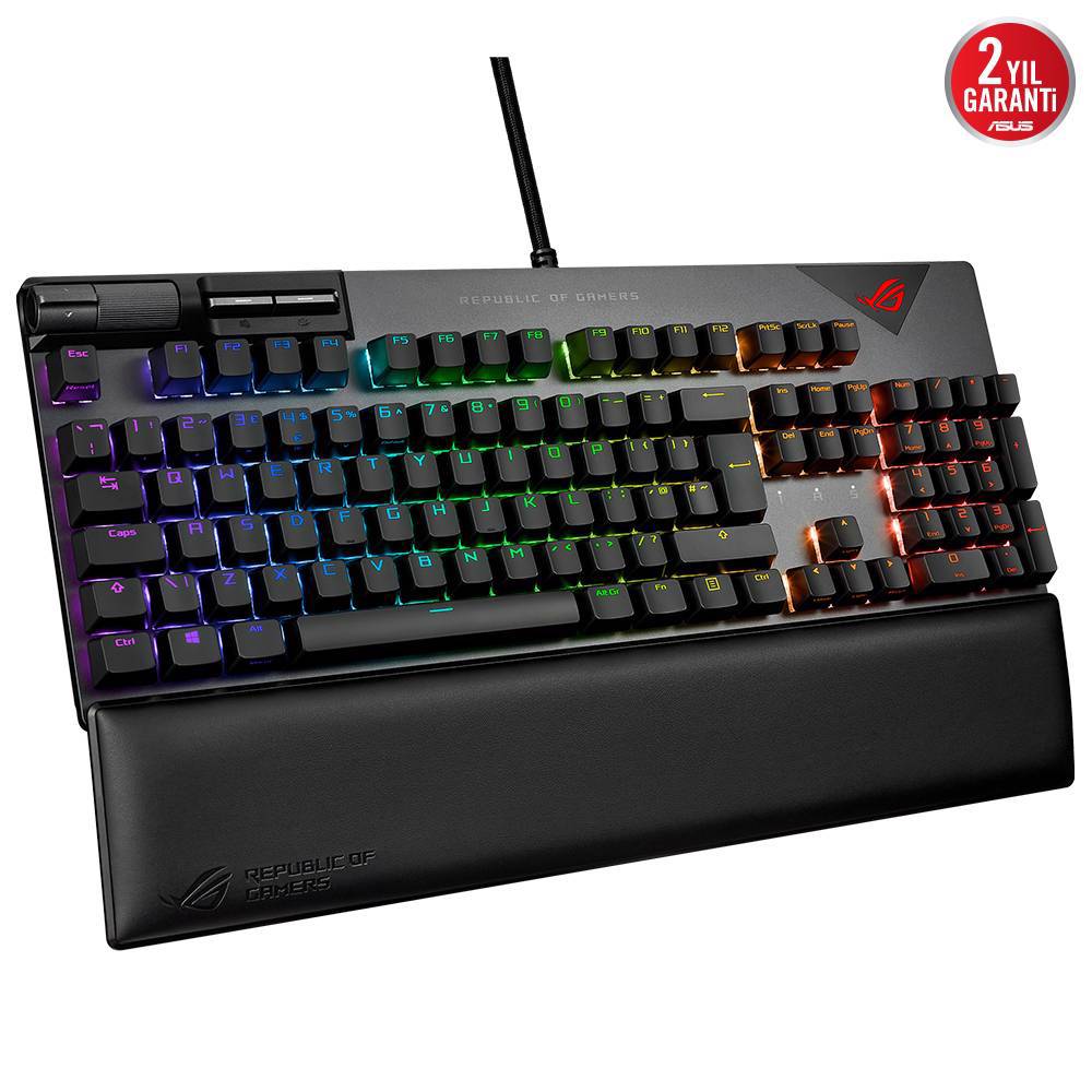 ASUS ROG STRIX FLARE II ROG NX Red Switch Mekanik Gaming Klavye