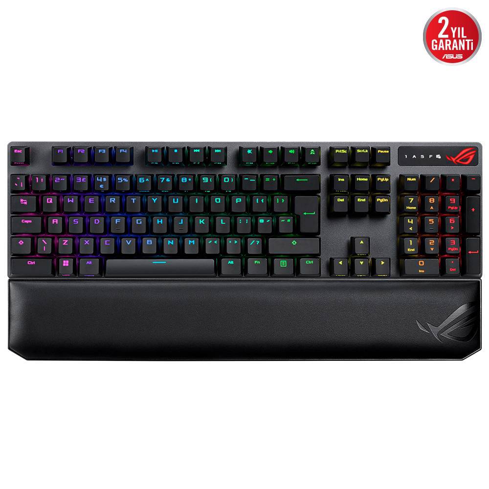 ASUS ROG Strix Scope NX Wireless Deluxe ROG NX Red Switch Kablosuz RGB Mekanik Gaming Klavye