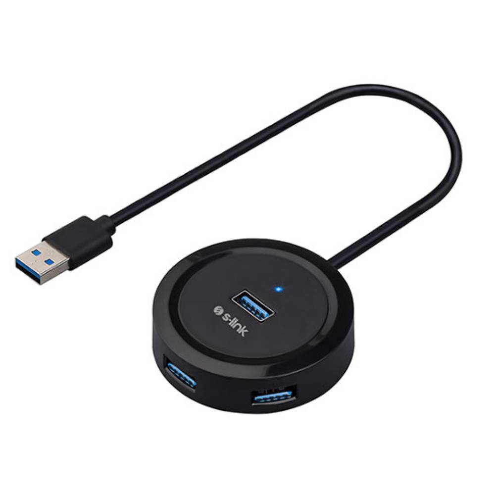 S-link Swapp SW-U300 4 Port Usb 3.0 Gri USB Çoklayıcı 