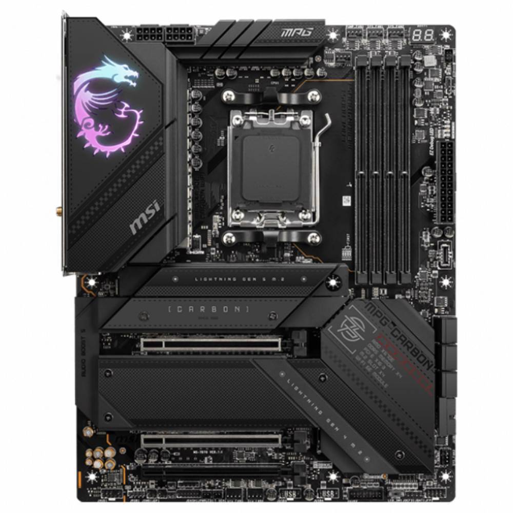 MSI MPG X670E CARBON WIFI 6000MHz(OC) DDR5 Soket AM5 M.2 ATX Anakart