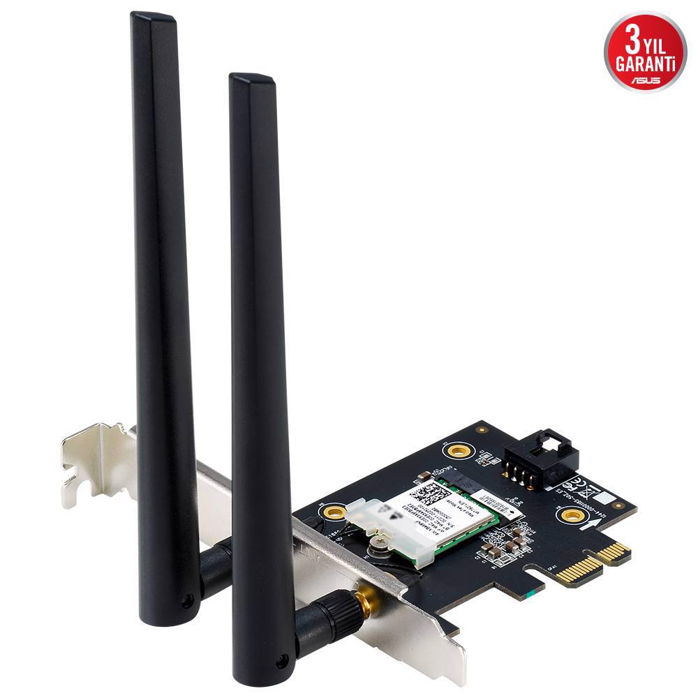 ASUS PCE-AX1800 AX1800 Çift Bantlı PCI-E WiFi 6 Bluetooth WPA3 1800 Mbps WiFi Adaptör
