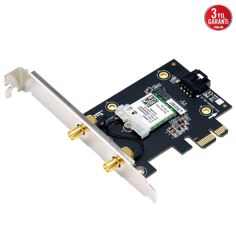 ASUS PCE-AX1800 AX1800 Çift Bantlı PCI-E WiFi 6 Bluetooth WPA3 1800 Mbps WiFi Adaptör