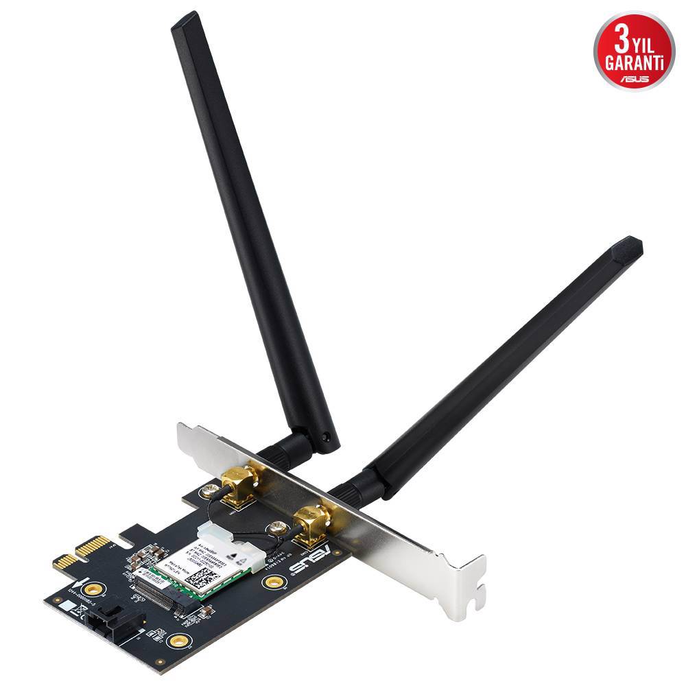ASUS PCE-AX1800 AX1800 Çift Bantlı PCI-E WiFi 6 Bluetooth WPA3 1800 Mbps WiFi Adaptör